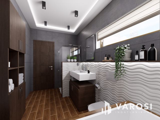 Modern, hőszivattyús, 95 m2-es családi ház népszerű helyen